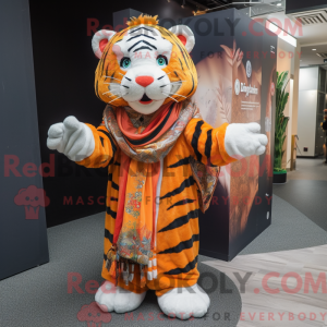 Maskotkarakter af en tiger...
