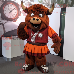 Mascot character of a Rust...