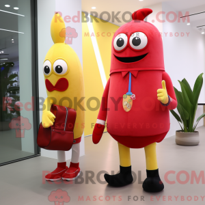 Mascottekarakter van een...