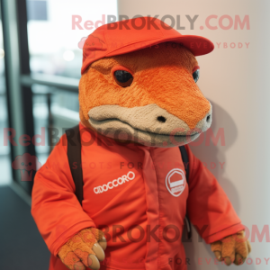 Mascot character of a Red...