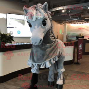 Mascot character of a Gray...