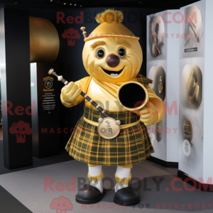 Mascot character of a Gold...