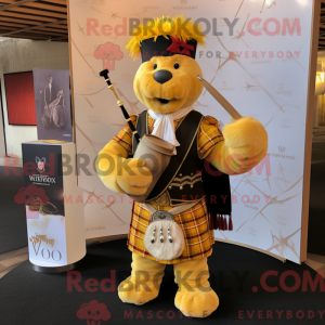 Mascot character of a Gold...