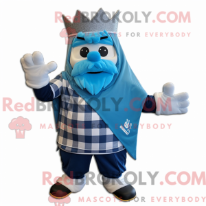 Mascot character of a Blue...
