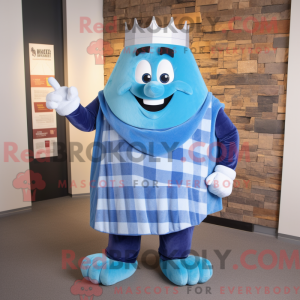 Postava maskota modrého...