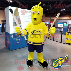 Mascot character of a Lemon...