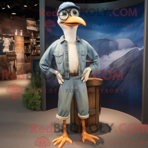 Mascottefiguur van een...