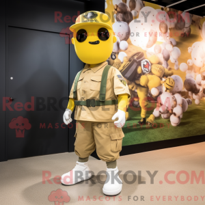 Mascot karakter van een...