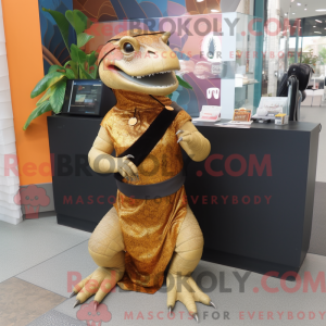 Postava maskota Rust Komodo...