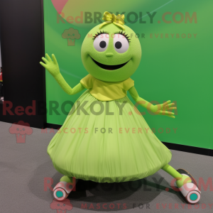 Mascot character of a Lime...