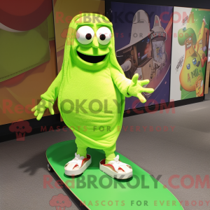 Mascot character of a Lime...