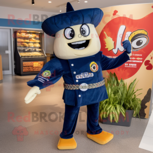 Navy Nachos maskot kostume...