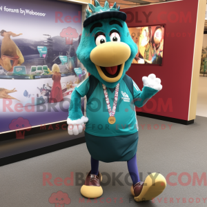 Mascot karakter van een...