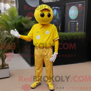 Mascota de una bola de...