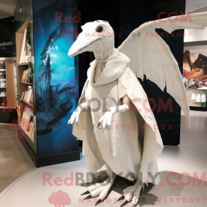 Mascot character of a White...