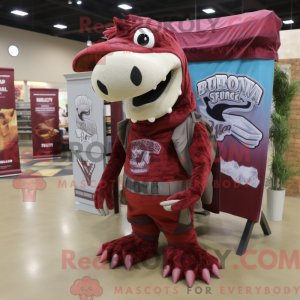 Mascot karakter van een...