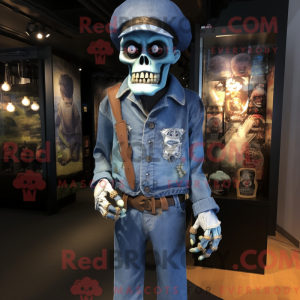 Maskotfigur af en Navy...