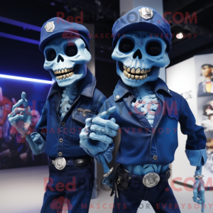 Maskotfigur af en Navy...