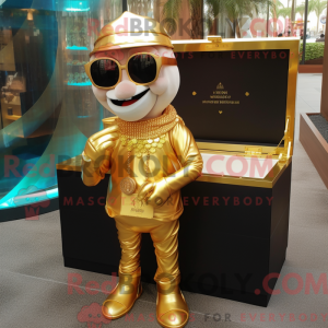 Mascottefiguur van een...
