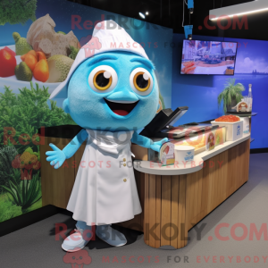 Personaje mascota de tacos...