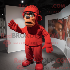 Mascot character of a Red...