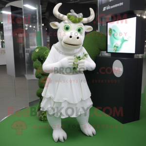 Green Bull Maskottchen...