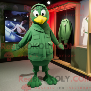 Mascot karakter van een...