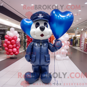 Personaje mascota de globos...