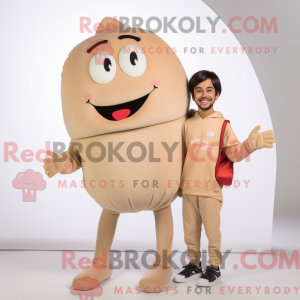 Maskot karakter af en Tan...