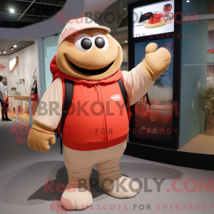 Maskot karakter af en Tan...