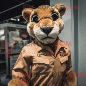 Mascottefiguur van een...