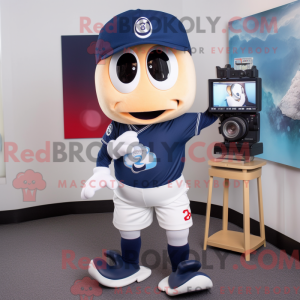 Mascot character of a Navy...