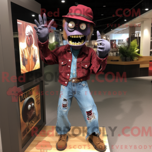 Personagem de máscara de um...