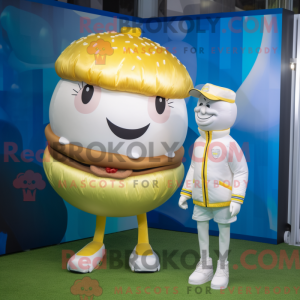 Mascottefiguur van een...