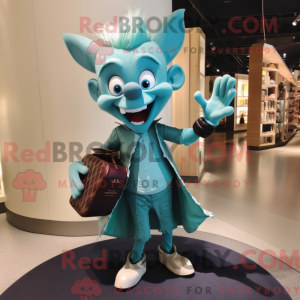 Maskot karakter af en...