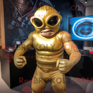 Mascot character of a Gold...