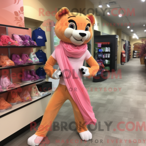 Mascot karakter van een...