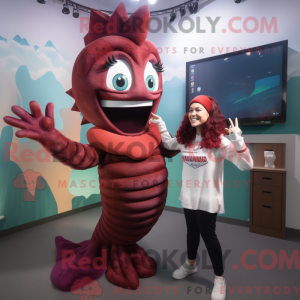 Maskot karakter af en...