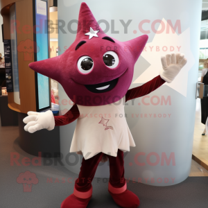 Maroon Starfish mascotte...