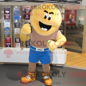 Mascottefiguur van een...