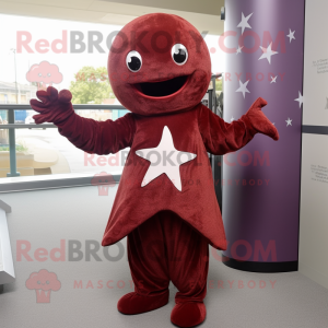 Maroon Starfish mascotte...