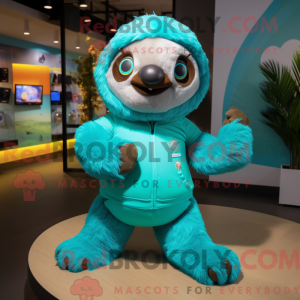 Mascot karakter van een...