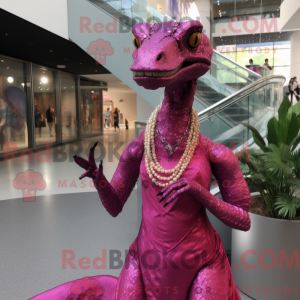 Postava maskota Magenta...