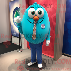 Mascottefiguur van een...