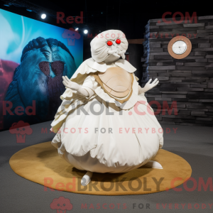 Mascot character of a White...