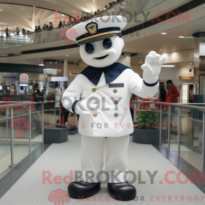Mascot character of a White...