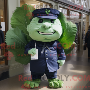 Maskotfigur af et Navy...