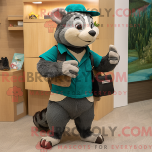 Mascot karakter van een...