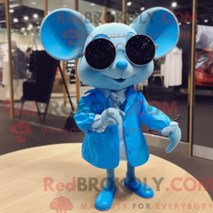 Mascot character of a Blue...