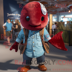 Personagem de máscara de um...